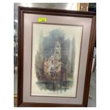 Walter E. Wilcox Print of Old State House