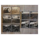 Five Vintage Stereo Photographs