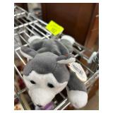 Ty Beanie Baby Plush Husky Dog with Tag
