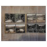 Four Vintage Stereoview Cards