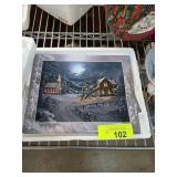 Thomas Kinkade 'A Time of Peace' Plaque