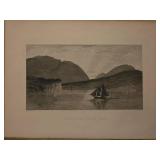 Engraving of Mount Desert, Coast of Maine