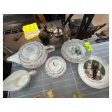 Porcelain Teaware and Commemorative Plates