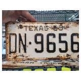 Texas 1931 License Plate ON-9656