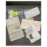Handwritten Letters and Envelopes