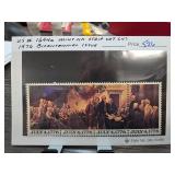 1976 US Bicentennial Stamp Strip Set
