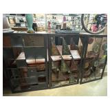 Three Decorative Metal Panels