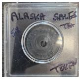 Alaska Sales Tax Token in Protective Case