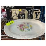 Edwin M. Knowles Decorative Oval Platter