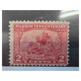 1920 2-Cent Pilgrim Tercentenary Stamp