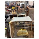 Toledo Plate Brass Vanity with Mirror