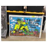 Printed Poster: I Get High With A Little Helpï¿½