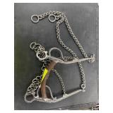 Decorative Metal Horse Bit with Chains