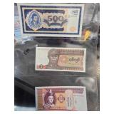 Three Banknotes From Various Countries