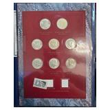John F. Kennedy Commemorative Coin and Stamp Portf
