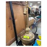Gold-Toned Dual-Socket Lamp Base