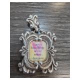 Brighton Decorative Pendant With Intricate Frame