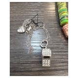Betsey Johnson Whistle Pendant Necklace