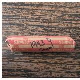 Roll of 1943 D Date Lincoln Steel Pennies
