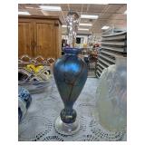 Art Glass Perfume Bottle Signed and Dated