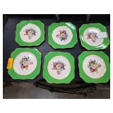 Fondevelle Ambassador Ware Floral Plates