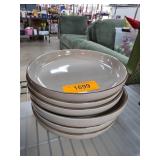 Over & Back Stoneware Plates