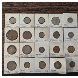 29 World Coins in Holders