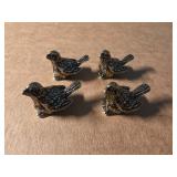 Four Decorative Bird Figurines