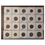20 Post-War German Coins (1949-1950)