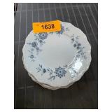 Christina Porcelain Bavarian Blue Plates