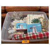 Christmas Decorations and Linens