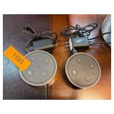 Two Amazon Echo Dot (2nd Gen) Devices