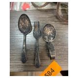 Sterling Silver Utensils, 44.3g