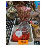 Decorative Items With Glass and Ceramic