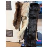 Dennis Basso Faux Fur Scarves with Button Closures