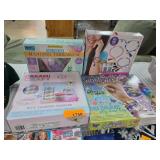 Craft Kits Lot with Terrarium, Candles, and Beads