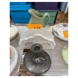 Decorative Lot With Metal, Ceramic, and Porcelain