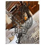 Black Metal Decorative Birdcage