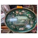 Decorative Tin Tray by Patricia Machin