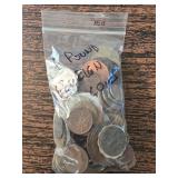 Bag of Mixed Foreign Coins 1lb