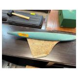 Wooden Boat Hull with Partial Fin Design