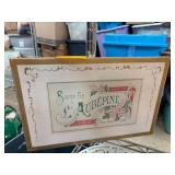 Decorative Plaque Featuring L