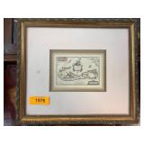 Framed Historical Map of Southeast Asia
