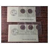 1979 and 1980 SBA Dollar Souvenir Sets