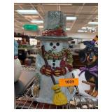 Handpainted Ceramic Snowman Cookie Jar