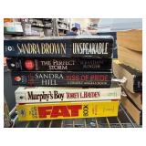 Stack of 5 Assorted Fiction and Nonfiction Books