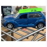 Die-Cast Chrysler PT Cruiser Blue Model Car
