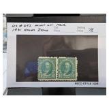 1931 US #692 Mint Lincoln Pair Stamps