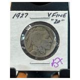 1927 Buffalo Nickel in Very Fine Condition