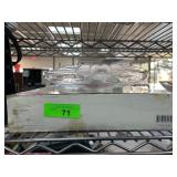 Studio Nova Rosebud Frost Glass Platter